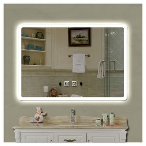 <span class=keywords><strong>Espejo</strong></span> LED de pared sin marco <span class=keywords><strong>para</strong></span> Barbero, <span class=keywords><strong>espejo</strong></span> de salón de <span class=keywords><strong>tocador</strong></span> de cuerpo entero <span class=keywords><strong>con</strong></span> luces LED - Product Image 4