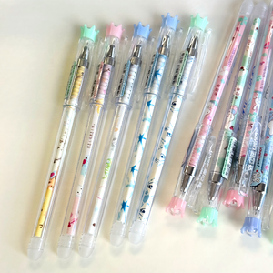 ZHIXIN, juego de bolígrafos borrables por calor de dibujos animados bonitos, lápices de escritura de tinta de <span class=keywords><strong>Gel</strong></span> para estudiantes de 0,5mm, Material de plástico azul, uso escolar y de oficina de 12 piezas - Product Image 5