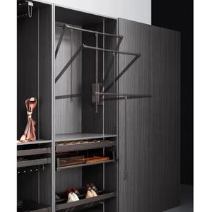 באיכות גבוהה מתכת עמיד למטה ארון מוט בגדים תליית בגדים מתלה ארון בגדים מתלה ארון בגדים - Product Image 3