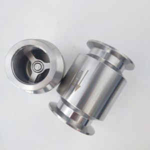 Vanne de retenue à ressort Tri-Clamp ISO/DIN <span class=keywords><strong>KF</strong></span> 16-100 en acier inoxydable 304/316 certifiée ISO/CE pour gaz/liquide - Product Image 2