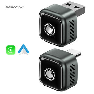 2ใน1ตัวแปลงสัญญาณ <span class=keywords><strong>CarPlay</strong></span> ไร้สายอเนกประสงค์ dongle Auto Auto ISO อะแดปเตอร์พร้อมพอร์ต USB สำหรับ Android Auto/<span class=keywords><strong>Apple</strong></span> Car Play <span class=keywords><strong>iPhone</strong></span> 12 <span class=keywords><strong>Pro</strong></span> - Product Image 1