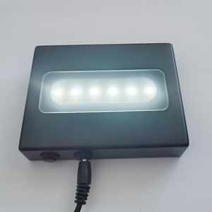 Neues design smd led chip holz led <span class=keywords><strong>display</strong></span> ständer basis mattschwarz rechteck usb led licht holz sockel - Product Image 4