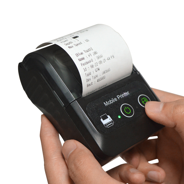 Cheap a Mazon Hot Selling 58mm Mini Blue-tooth Handheld Mobile Pos Receipt Portable Thermal Printer