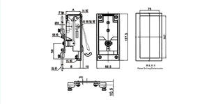 MS888 <strong>Panel</strong> <strong>Latch</strong> Handle Cabinet <strong>Door</strong> Lock Drawer <strong>Panel</strong> <strong>Door</strong> Lock - Product Image 2