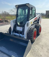 Bobcat S550 Skid Steer Loader 63.2HP Terbaru dengan Attachment High Flow Planer Trencher Wheel Saw untuk Dijual