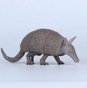 Sculpture d'animal en résine, rat blindé, jouet pour enfant, 15*4*6CM, faune exquise, simulation, statue de jardin d'armadillo en extérieur - Product Image 3
