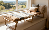 Meubles de maison WF Style moderne confortable personnalisable adapté à tous les âges Cadre de lit ergonomique pliable en métal