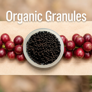 Conditionneur de sol contenant de l'acide humique, des acides aminés, des algues marines, du soufre et des oligo-éléments pour les arbres à café - Product Image 1