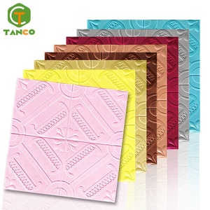Panneaux <span class=keywords><strong>de</strong></span> carreaux autocollants 3d, papier peint adhésif, <span class=keywords><strong>carrelage</strong></span> auto-adhésif, décoration <span class=keywords><strong>de</strong></span> la maison, salon, mousse, Design modèle 3D - Product Image 1