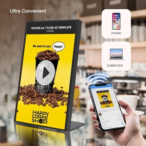 Canlarriz - Pantalla Digital HD de 18.5 Pulgadas para Menús de Tiendas y Restaurantes, 700 Nits de Brillo Ultra Alto, <span class=keywords><strong>Editor</strong></span> de Contenido Web Gratuito, Android - Product Image 2