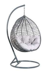 Vendita calda giocattolo sportivo pieghevole in Rattan sedia a dondolo in corda KD cartella Patio uovo amaca sedia in plastica resistente sedia appesa - Product Image 4