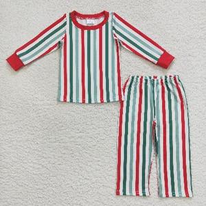 ชุดเสื้อผ้าชุดนอนแขนยาวสำหรับเด็กชายวัยหัดเดินชุดแทรคเตอร์สีแดงสำหรับฤดูใบไม้ร่วง - Product Image 2
