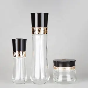 用于制药和化妆品粉底瓶，面霜罐的玻璃瓶系列