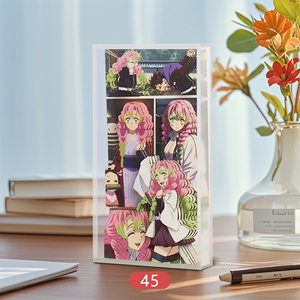 Factory Direct 3D Paper Art Crystal Card Brick - Anime ACG Blind Box HD Acrylic Display Stand DIY Version