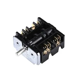 Interruptor selector rotativo forno de 5 posições t150 16a 250vac bakelite switch