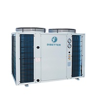 Compresseur rotatif électrique haute efficacité 36KW R410A, système d'eau chaude EVI basse température, pompe à chaleur air-eau pour chauffage et refroidissement