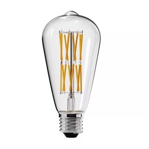 Edison Retro ST64 LED <b>Bulb</b> E27 110V Yellow <b>Light</b> Filament Style Home Lighting - Product Image 1
