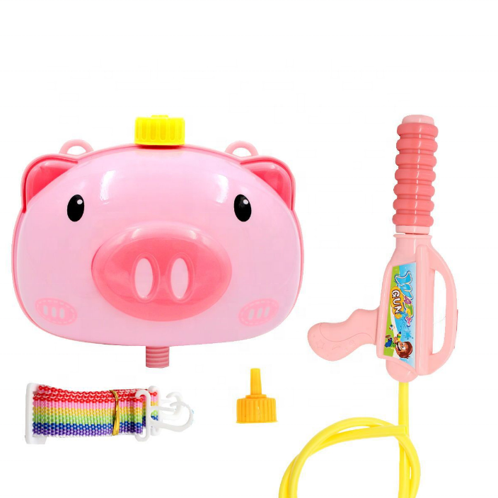 Милый рюкзак с мультяшными животными, летний бассейн, супер водяной пистолет, игрушки для детей, для игр на открытом воздухе