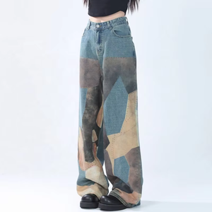 Jeans de Cintura Alta Estilo Boyfriend, Corte Holgado y Recto, Pantalones Vaqueros Anchos de Mezclilla para Mujer, Nueva Llegada 2026 - Product Image 1