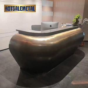Factory Hot Sale 304 Stainless Steel Bar Counter Commercial Kitchen Island Sleek Metal Design Welding Service ASTM Standard 2B - Product Image 2