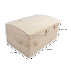 Caja de Madera Grande para Almacenamiento, sin Pintar, de Pino, para Manualidades en el Hogar, Cesta Organizadora de Gran Capacidad - Product Image 5