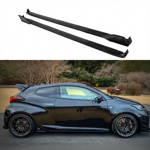 Faldas laterales estilo T de fibra de carbono de alta calidad para Toyota <span class=keywords><strong>GR</strong></span> <span class=keywords><strong>Yaris</strong></span> MXPA12 GXPA16 - Product Image 1