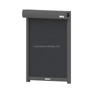 Stores à enrouleur manuels à écran zippé extérieur anti-UV pour fenêtres, balcon, restaurant, gazebo, jardin - Product Image 1