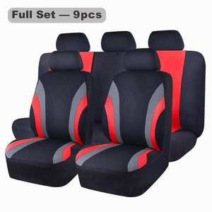 Juego Completo Universal de Protectores de Asientos de Coche Transpirables de Poliéster y PVC, Funda Protectora de Asiento de PU para Accesorios Compatibles con SUV y Camionetas - Product Image 2