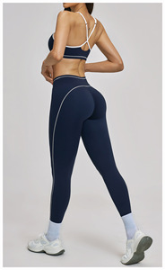 Nuevo Conjunto Deportivo de Yoga para Mujer, Personalizado, con Sujetador Deportivo y Leggings, Suave, Elástico, Cómodo, para Entrenamiento, Gimnasio y Fitness - Product Image 3