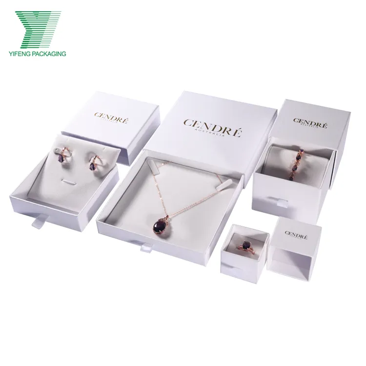 Caixa de papelão para embalagem de joias, logotipo personalizado, caixa de presente luxuosa para presente elegante, joias personalizadas por atacado