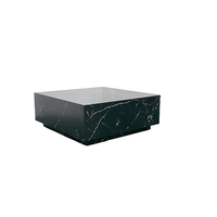 Autocollant 3D Minimaliste Effet Marbre pour Table Basse, Style Contemporain, Matériau MDF, Meuble de Salon pour Usage Domestique