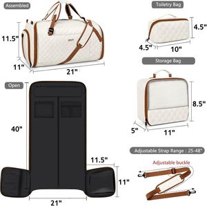 Échantillon gratuit de sacs à vêtements, sac de costume pour le voyage, rangement des vêtements, housse de costume suspendue pour homme et femme, rangement dans le placard, protection des vêtements - Product Image 4