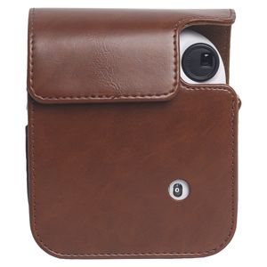 Étui en cuir pour FUJIFILM <span class=keywords><strong>Instax</strong></span> <span class=keywords><strong>Mini</strong></span> 12, sacoche pour appareil photo avec bandoulière - Product Image 3