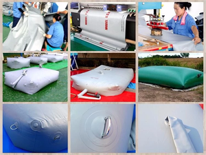 Tanque de Almacenamiento de Agua de 100000 Litros, Bolsa de Lona de PVC para Uso Industrial en Exteriores, Anticontaminación, Portátil - Product Image 5