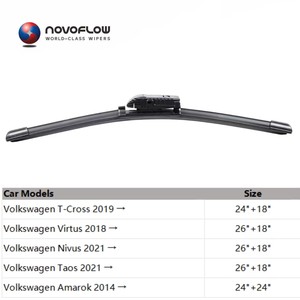 NOVOFLOW nuova tecnologia universale e multifunzionale tergicristallo lama <span class=keywords><strong>sostituzione</strong></span> gomma naturale ricarica - Product Image 6