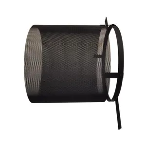 Customized MMO Round Titanium Mesh Anode Basket For Electroplating