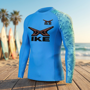 HIKE IMPEX T-shirt de sport pour homme à manches longues, imprimé numériquement, antibactérien, avec logo, pour le surf et la protection contre les éruptions cutanées - Product Image 3