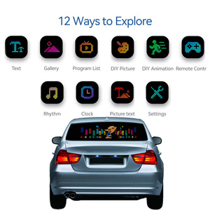 Lập trình LED hiển thị cho <span class=keywords><strong>Car</strong></span> & Truck cửa sổ phía sau Led Xe Devil Eyes với linh hoạt hiển thị trên xe tải phía sau cửa sổ - Product Image 4