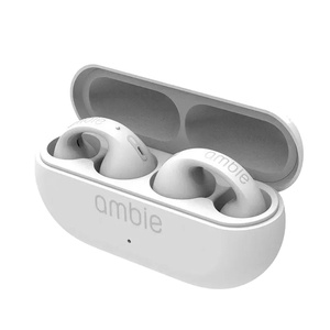 Auriculares con Gancho y Clip para la Oreja, Auriculares Inalámbricos Estéreo HIFI, Auriculares Deportivos Resistentes al Agua para Exteriores, <span class=keywords><strong>Ambie</strong></span> - Product Image 1