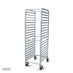 Chariot de support de plateau Chariot de support de plateau Chariot de support de plateau avec des plateaux de service Chariot de support de refroidissement Chariot de plateau de nourriture - Product Image 3