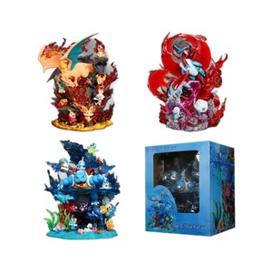 Figuras Pokémon de Agua, Fuego y Hierba, <span class=keywords><strong>Charizard</strong></span>, Squirtle, Mewtwo, Set Completo, Evoluciones Brillantes, Serie Familiar, <span class=keywords><strong>Figura</strong></span> de PVC - Product Image 5