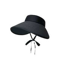 Nuevo Sombrero de Paja con Protección Solar para Mujer, Gorra de Verano con Protección UV, Sombrero de Playa para Exteriores con Protección Facial y para el Cuello