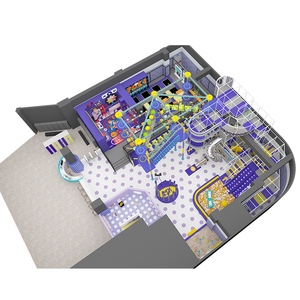 Diseño <span class=keywords><strong>de</strong></span> Parque Infantil Interior Comercial Bettaplay <span class=keywords><strong>de</strong></span> 520 m² con Trampolín, Tirolina, Piscina <span class=keywords><strong>de</strong></span> Pelotas, Tobogán y Circuito <span class=keywords><strong>de</strong></span> Cuerdas - Product Image 1