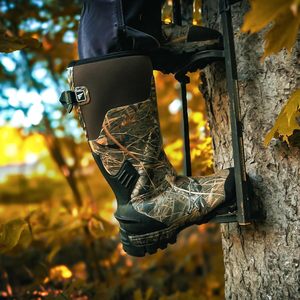 Bottes de chasse isolées et imperméables pour hommes, 1000G Thinsulate, <span class=keywords><strong>néoprène</strong></span> 5 mm, caoutchouc camouflage, tige de 17 pouces, antidérapantes - Product Image 3