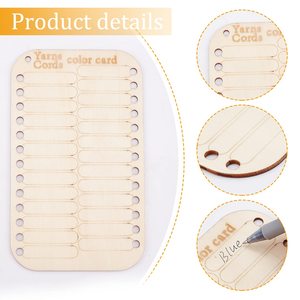 4 pièces fil <span class=keywords><strong>de</strong></span> canette broderie 26 Positions Double face fil organisateur maison tricot accessoires - Product Image 4