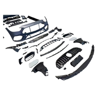 Kit carrosserie SPM d'occasion, pare-chocs avant et arrière, jupe latérale, diffuseur, pour Mercedes-Benz Classe C W206 style C63, 2012-2022, à visser