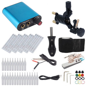 Kit de Machine à tatouer, motif <span class=keywords><strong>libellule</strong></span>, 7 couleurs, aiguille de <span class=keywords><strong>tatouage</strong></span>, accessoires de maquillage, jetable, avec aiguille - Product Image 6