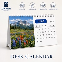 Service d'impression de calendriers de bureau personnalisés avec logo, calendrier de table perpétuel, vente en gros pour bureaux, approvisionnement direct d'usine