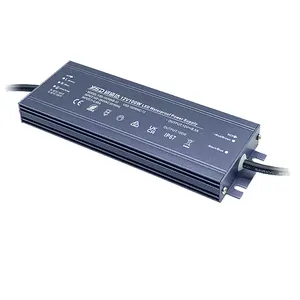 Slimline IP67 100W 150W 200W 250W 300W Tegangan Konstan 12V Kedap Air Suplai Daya LED Driver 24V