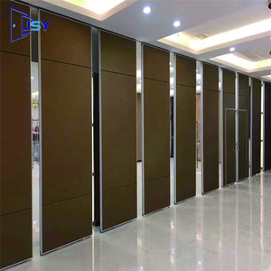 Bằng Gỗ Di Chuyển Tường Văn Phòng Thương Mại Trường Tạm Thời Nội Thất Bức Tường Cách Âm Có Thể Hoạt động Chia Gấp Trượt Phân Vùng - Product Image 1